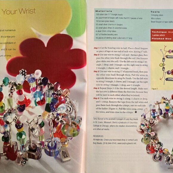 Beadwork Magazine October November 2005 Bring On The Bracelets - Picture 5 of 16